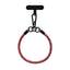 Flettet Polyester Håndledsstrop - inkl. Indlægningsplade - 30cm - Rød