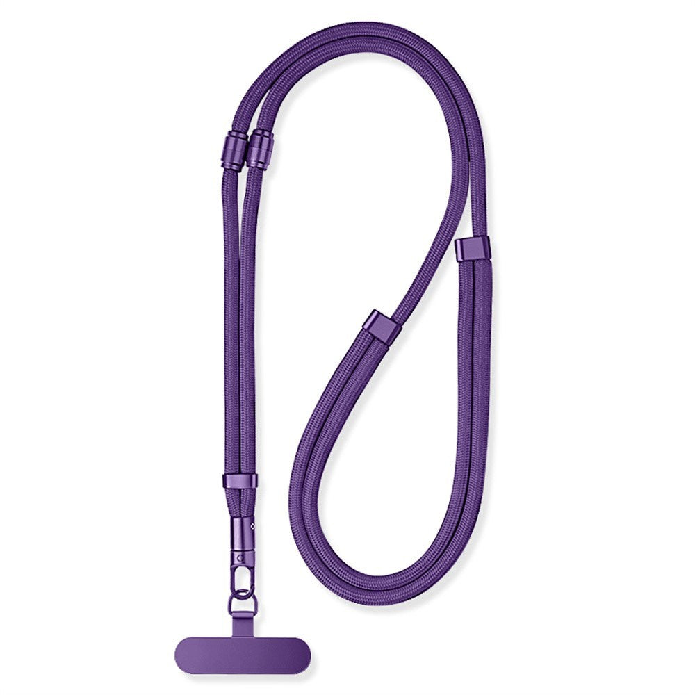 3-i-1 Nylon Strop til Mobil - 150cm / 50cm - Lilla