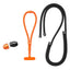 3-i-1 Nylon Strop til Mobil - 150cm / 50cm - Sort / Orange