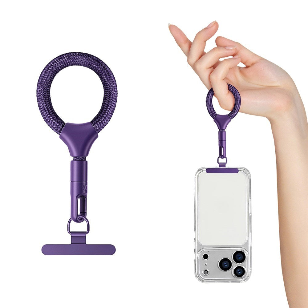 Polyester Fingerstrop til Mobil - 10cm - Lilla