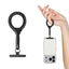 Polyester Fingerstrop til Mobil - 10cm - Sort
