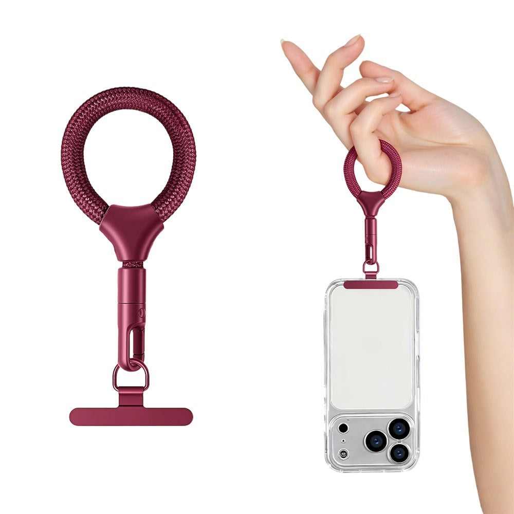 Polyester Fingerstrop til Mobil - 10cm - Rød