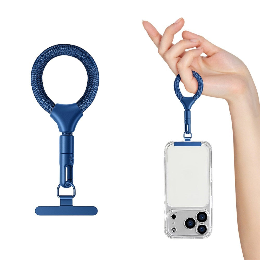 Polyester Fingerstrop til Mobil - 10cm - Blå
