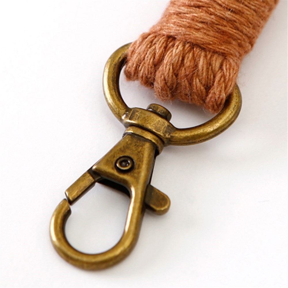 Nøglesnor / Håndledsstrop 18cm - Tekstil - Hvid