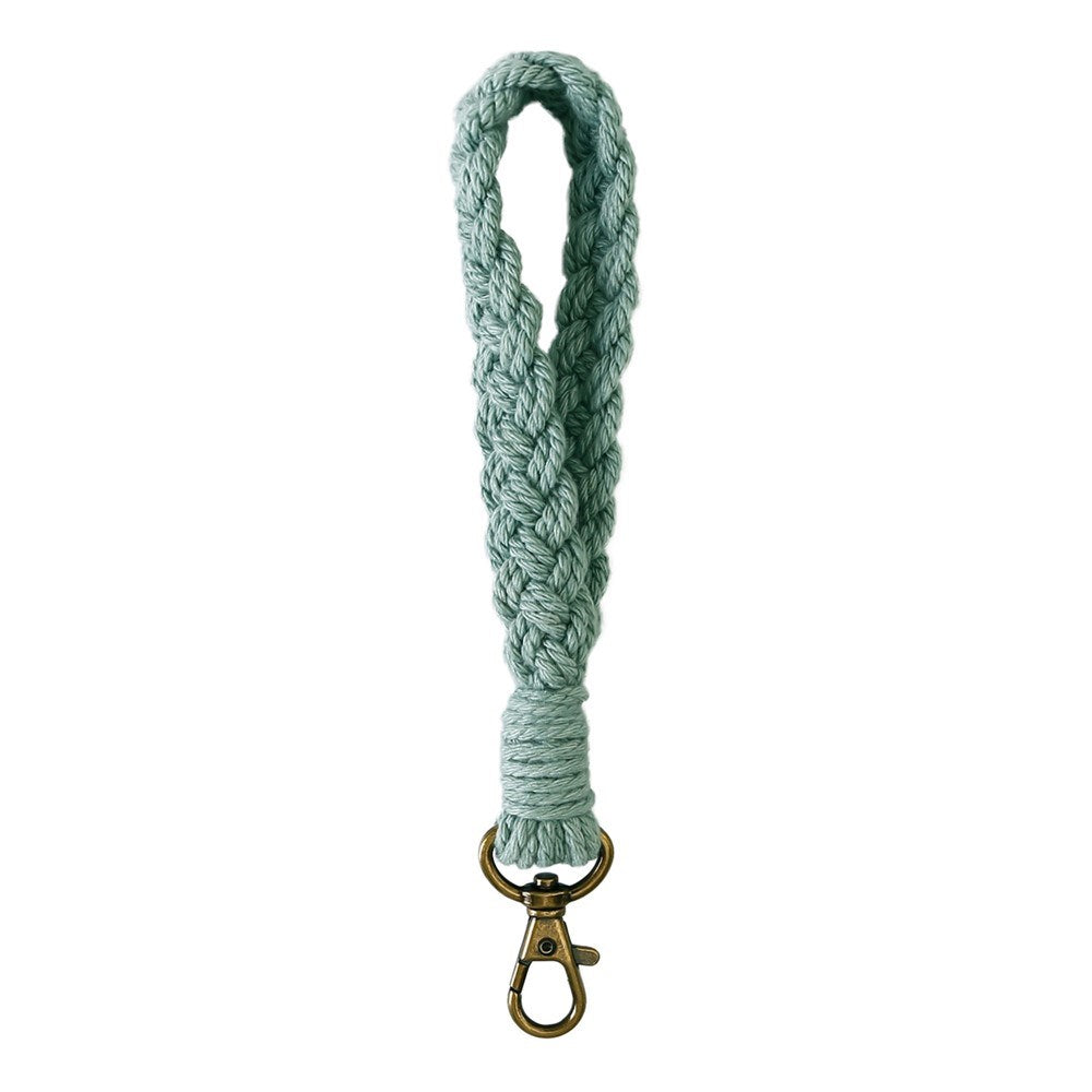 Nøglesnor / Håndledsstrop 18cm - Tekstil - Lyseblå