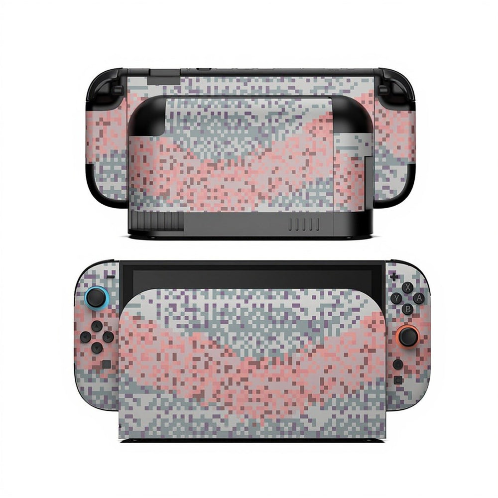 Nintendo Repeating Pattern Nintendo Switch 2 Dekorativ Full Fit Skin - Pattern | MOBILCOVERS.DK