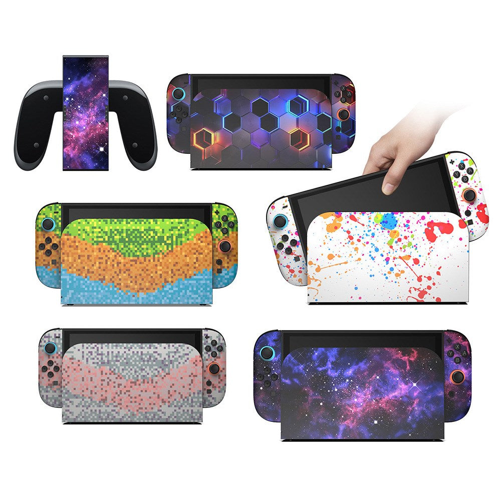 Nintendo Switch 2 Dekorativ Full Fit Skin - Honeycomb