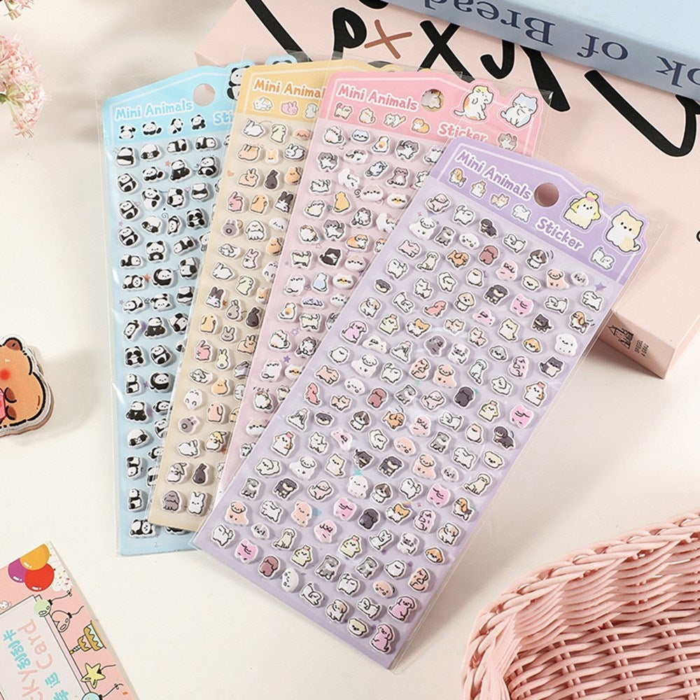 Mini 3D Bubble Foam Stickers - Blandet Mad