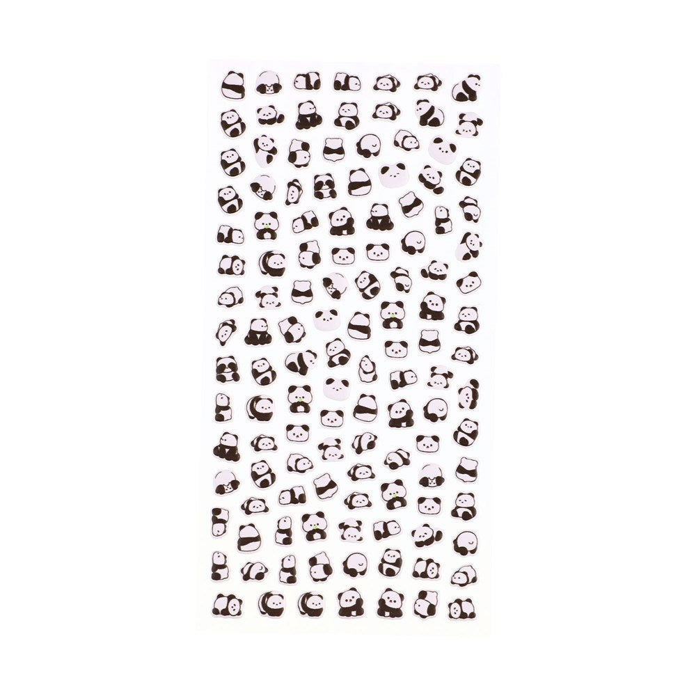 Mini 3D Bubble Foam Stickers til Mobil & Kameraudsnit - Små Pandaer