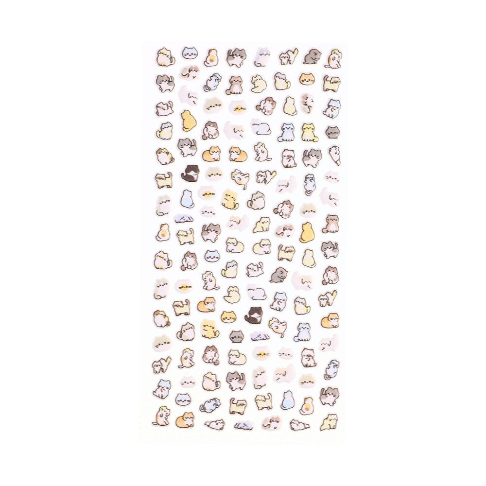 Mini 3D Bubble Foam Stickers til Mobil & Kameraudsnit - Små Katte