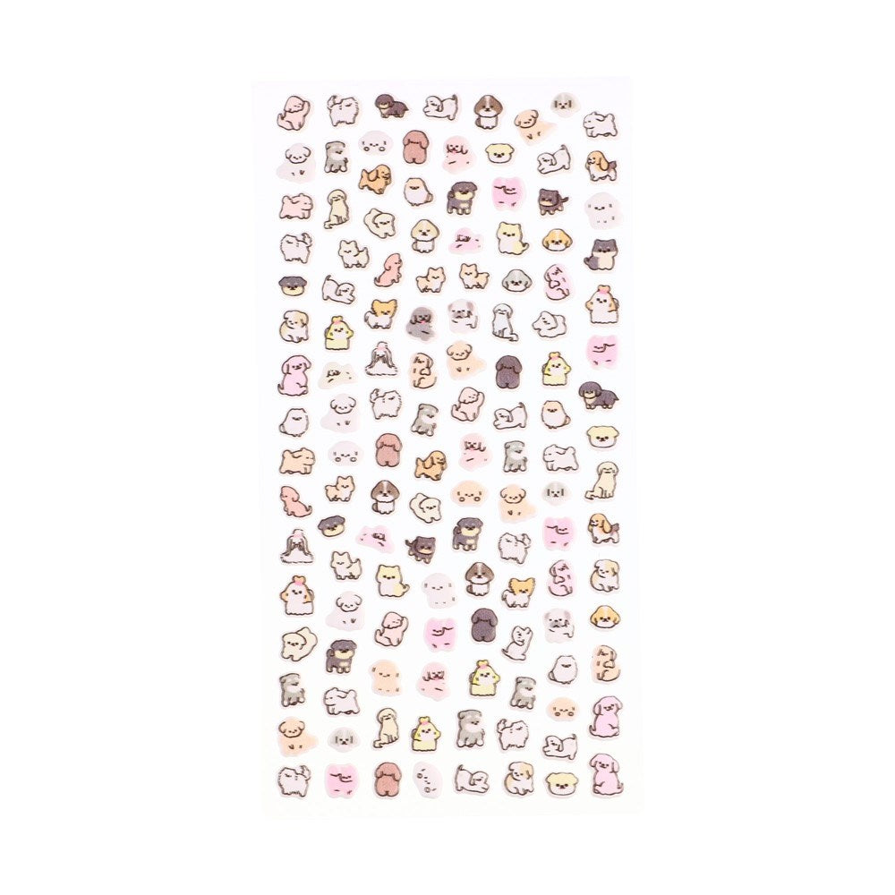 Mini 3D Bubble Foam Stickers til Mobil & Kameraudsnit - Små Hunde & Katte