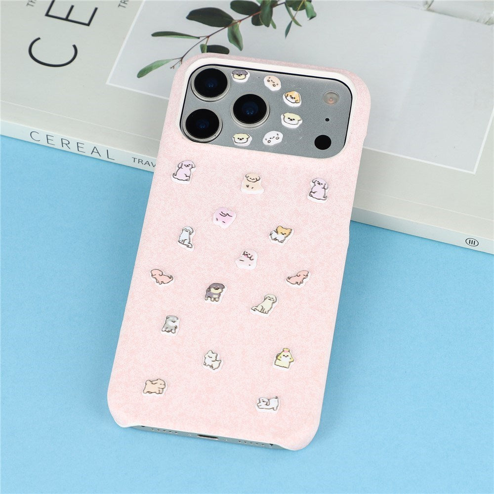 Mini 3D Bubble Foam Stickers til Mobil & Kameraudsnit - Små Hunde & Katte