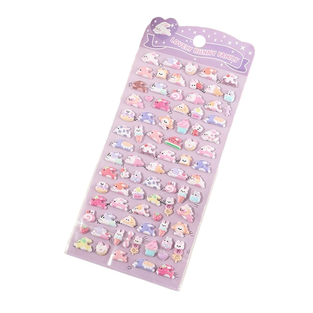 Mini 3D Bubble Foam Stickers - Kaniner & Mad