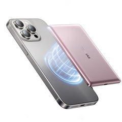 TORRAS MiniMag Power Bank 5.000 mAh - Magnetisk - Lyserød