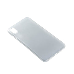 iPhone X / XS GEAR Semi Transparent Fleksibelt Plast Cover - Hvid
