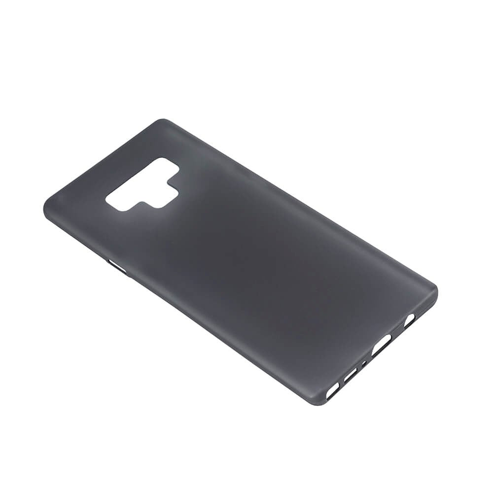 Samsung Galaxy Note 9 GEAR Semi Transparent Fleksibelt Plast Cover - Sort