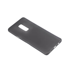Huawei Mate 20 Lite GEAR Semi Transparent Fleksibelt Plast Cover - Sort
