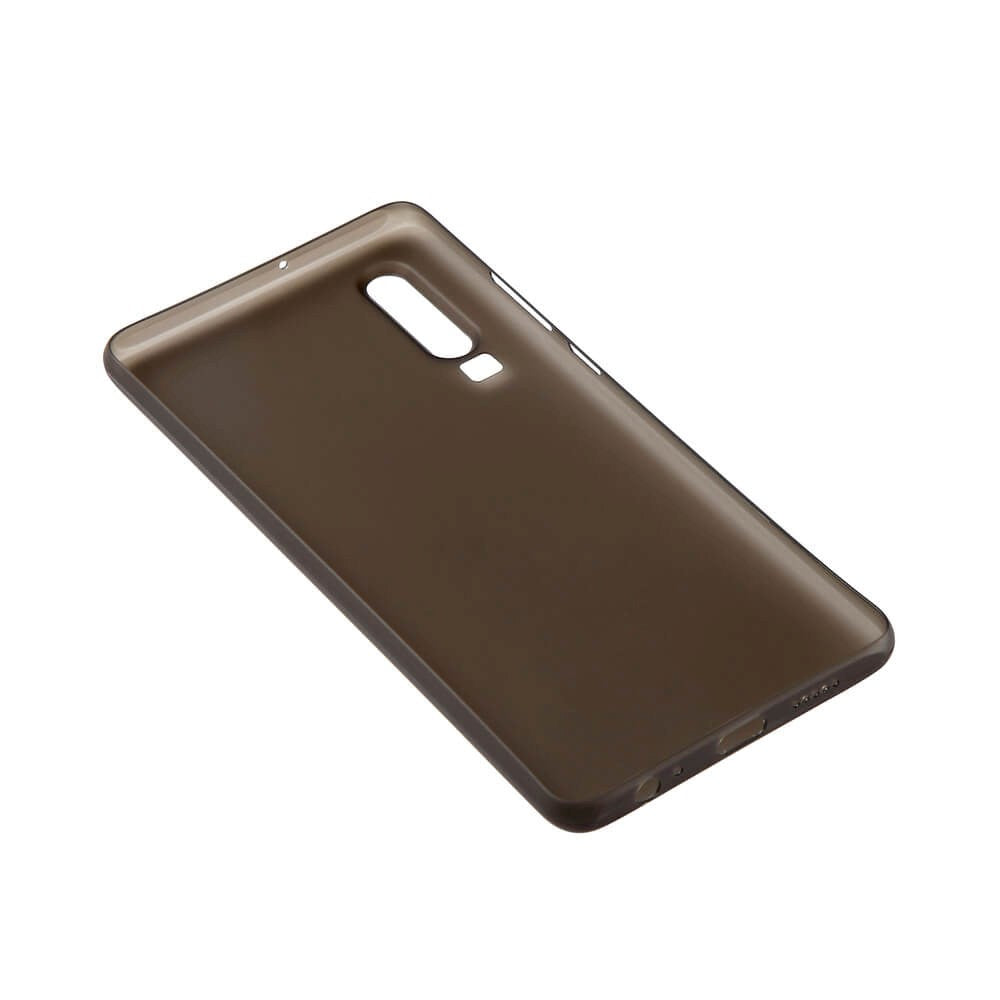 Huawei P30 GEAR Semi Transparent Fleksibelt Plast Cover - Sort
