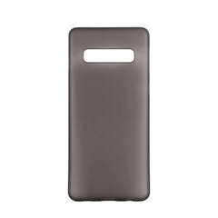 Samsung Galaxy S10 GEAR Semi Transparent Fleksibelt Plast Cover - Sort