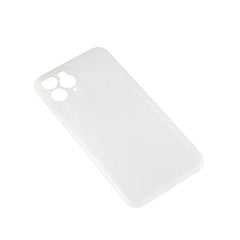 iPhone 11 Pro GEAR Semi Transparent Fleksibelt Plast Cover - Hvid