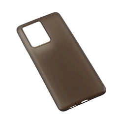 Samsung Galaxy S20 Ultra GEAR Semi Transparent Fleksibelt Plast Cover - Sort