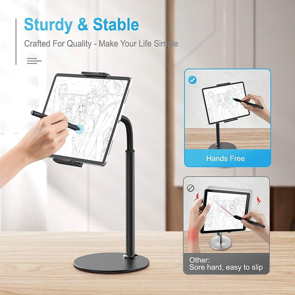 Mobilholder Til Bord m. 360° Rotation - Sort