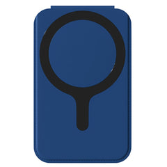 Magnetisk Kortholder m. Spejl & Ståfunktion - Blå