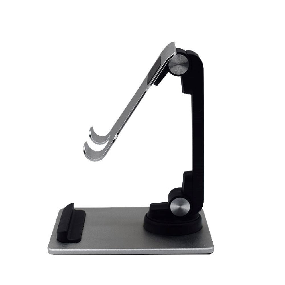 Roterbar Aluminium Stander Til Mobil / Tablet - Space Grey