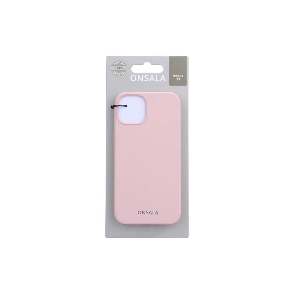 iPhone 13 Onsala Collection Liquid Silikone Cover - Sand Pink