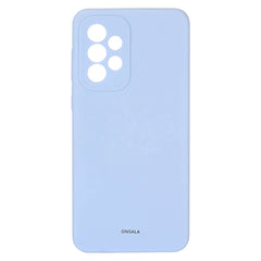 Samsung Galaxy A03 Onsala Collection Liquid Silikone Cover - Light Blue