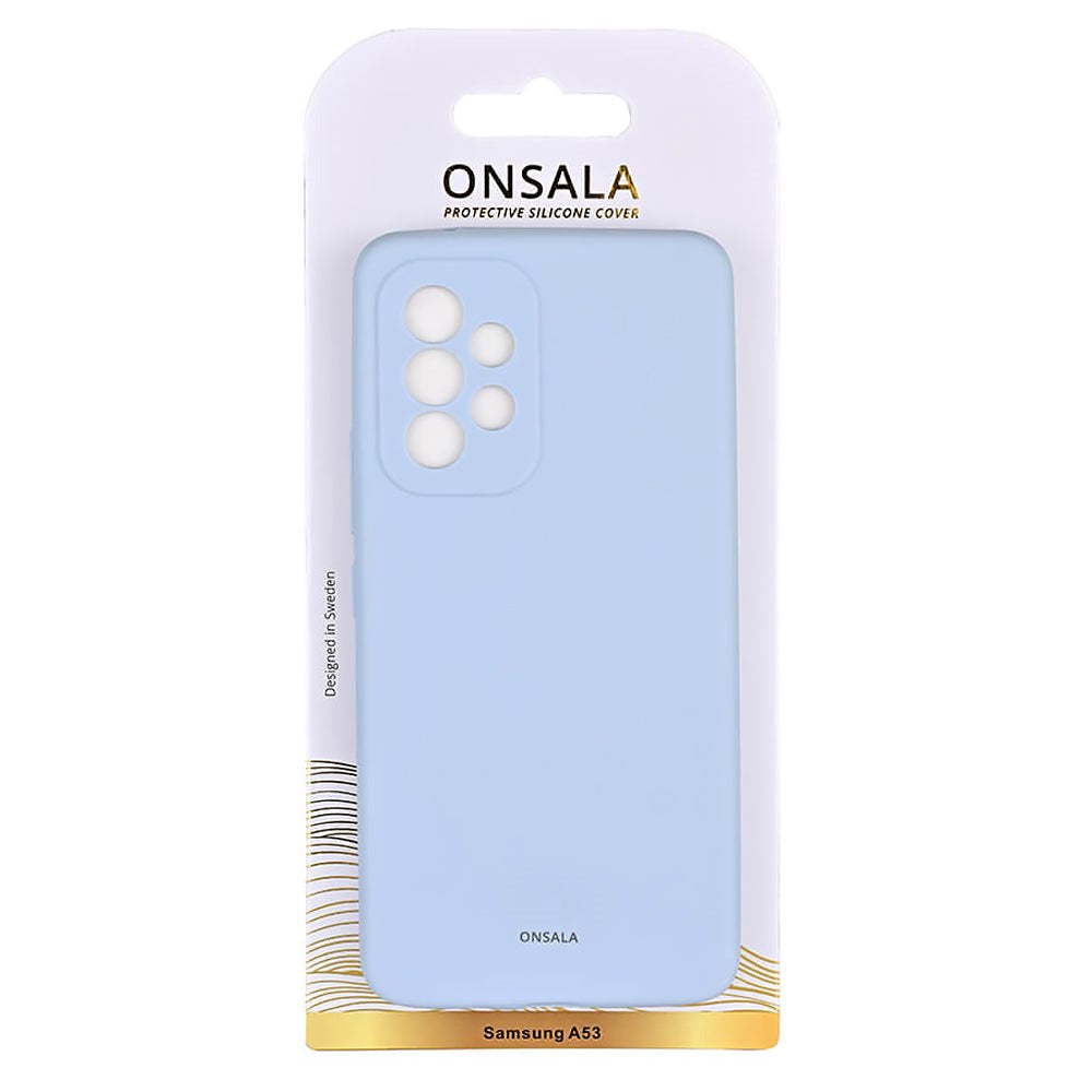 Samsung Galaxy A53 (5G) Onsala Collection Liquid Silikone Cover - Light Blue