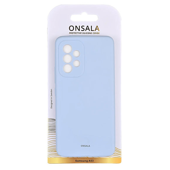 Samsung Galaxy A53 (5G) Onsala Collection Liquid Silikone Cover - Light Blue