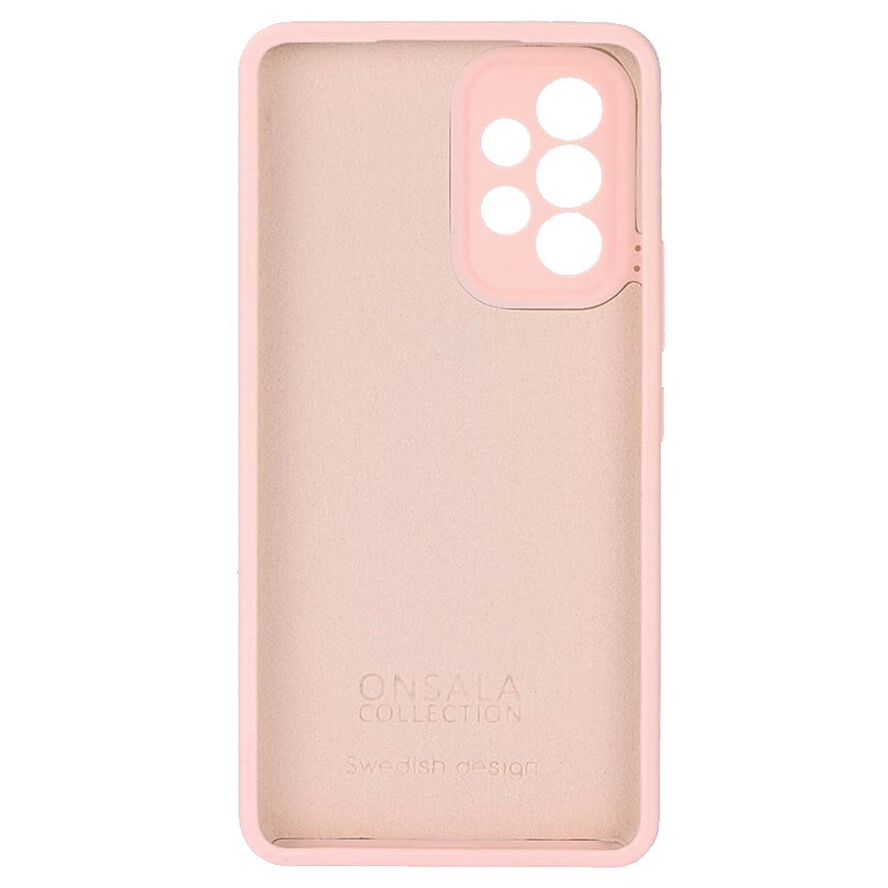 Samsung Galaxy A53 (5G) Onsala Collection Liquid Silikone Cover - Chalk Pink