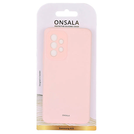 Samsung Galaxy A53 (5G) Onsala Collection Liquid Silikone Cover - Chalk Pink