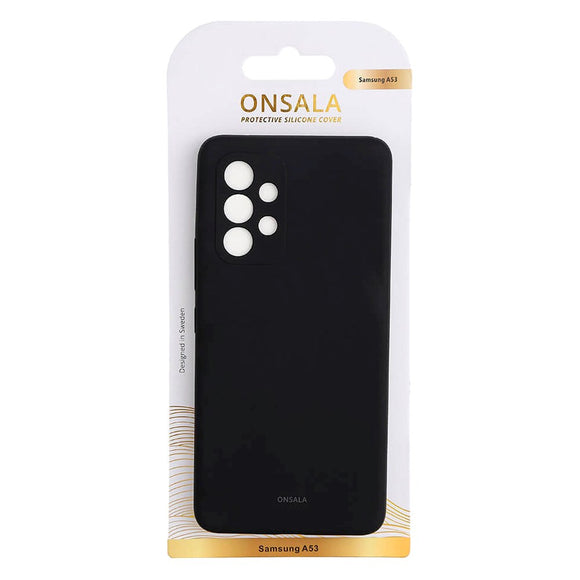Samsung Galaxy A53 (5G) Onsala Collection Liquid Silikone Cover - Black