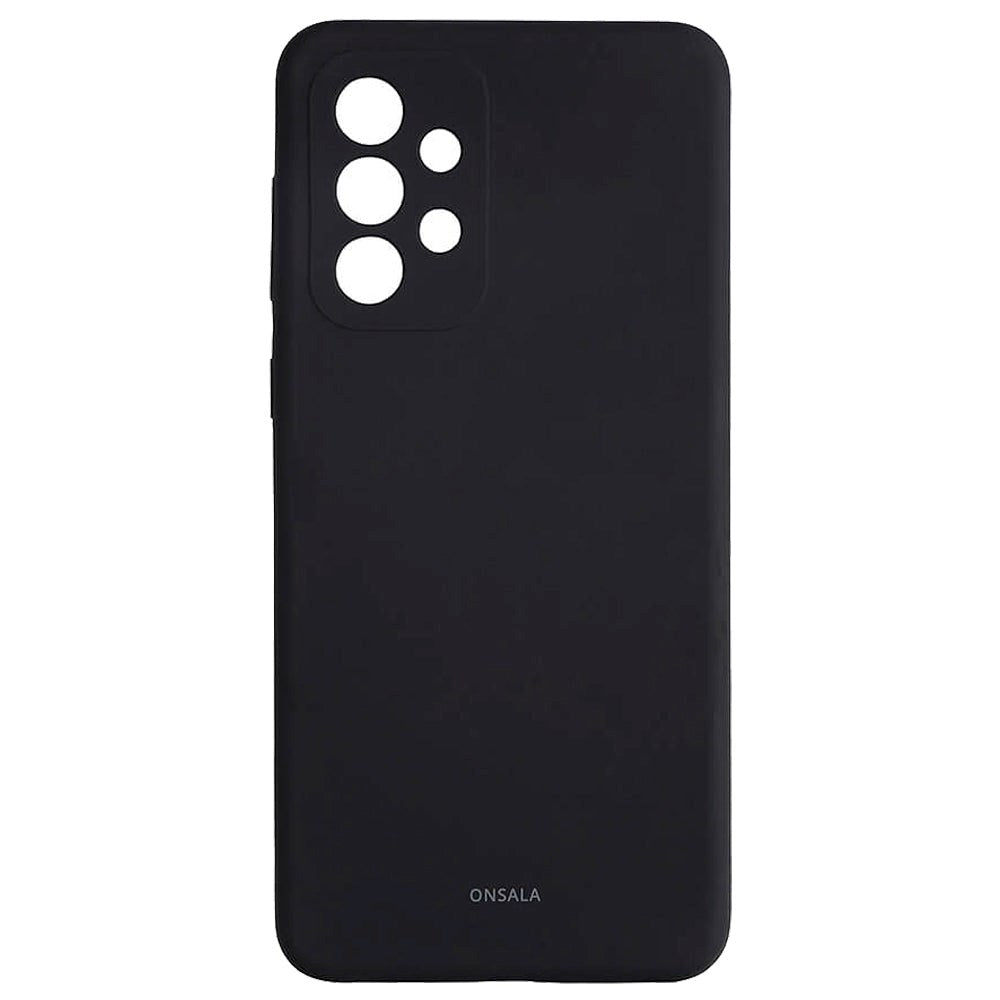 Samsung Galaxy A33 (5G) Onsala Collection Liquid Silikone Cover - Black