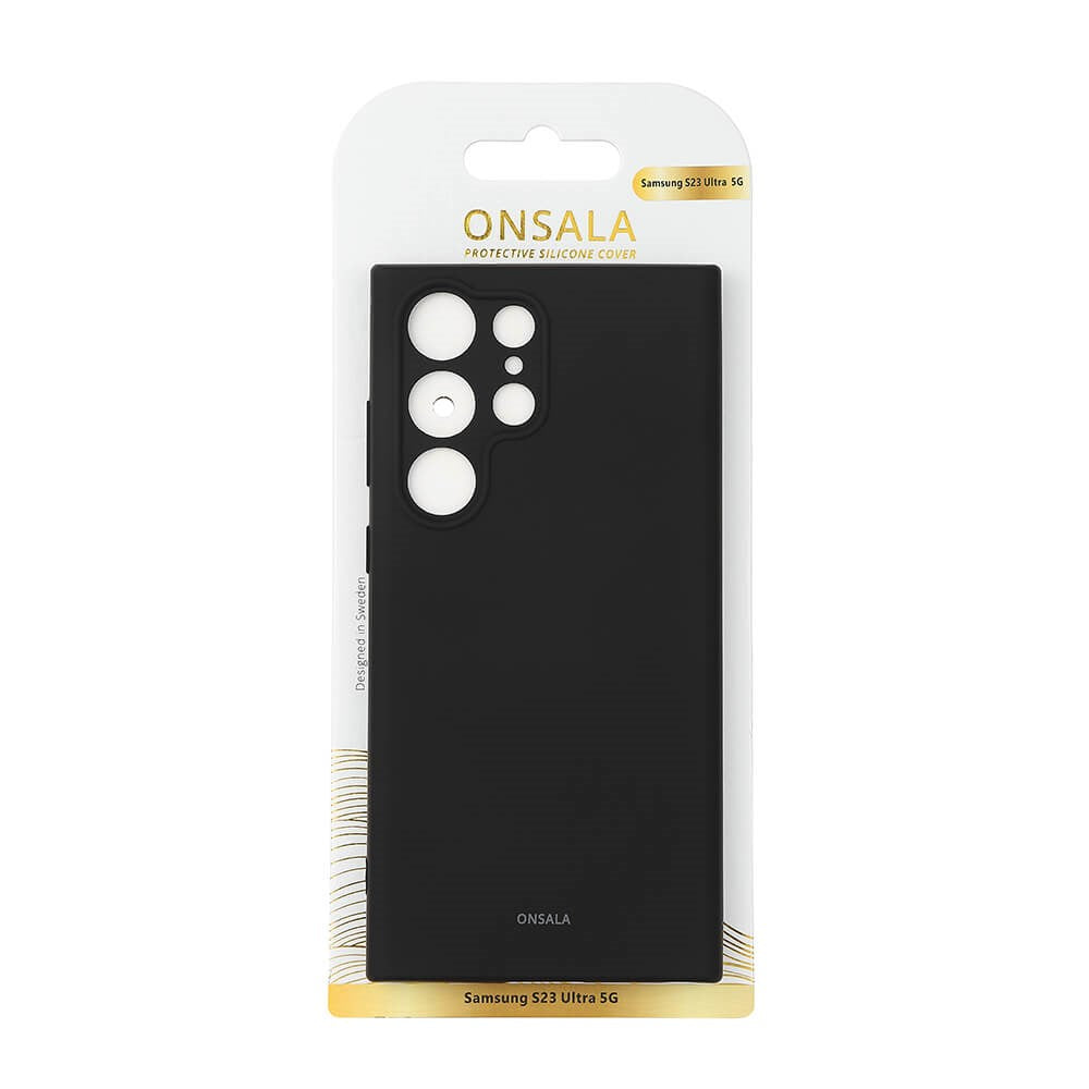 Samsung Galaxy S23 Ultra Onsala Silikone Cover - Black