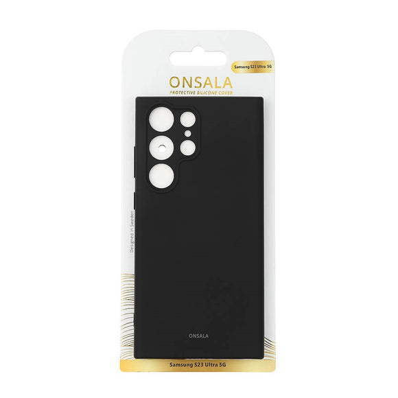 Samsung Galaxy S23 Ultra Onsala Silikone Cover - Black