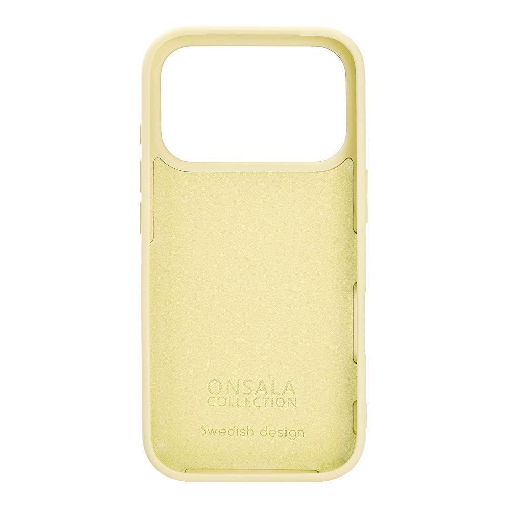 iPhone 17 Pro Onsala Silikone Cover - Lemon