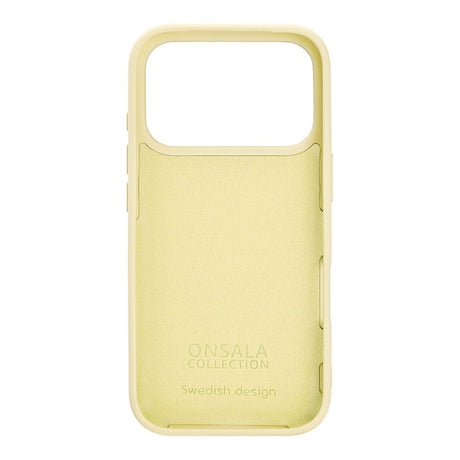 iPhone 17 Pro Onsala Silikone Cover - Lemon