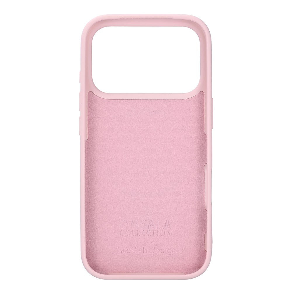 iPhone 17 Pro Onsala Silikone Cover - Chalk Pink