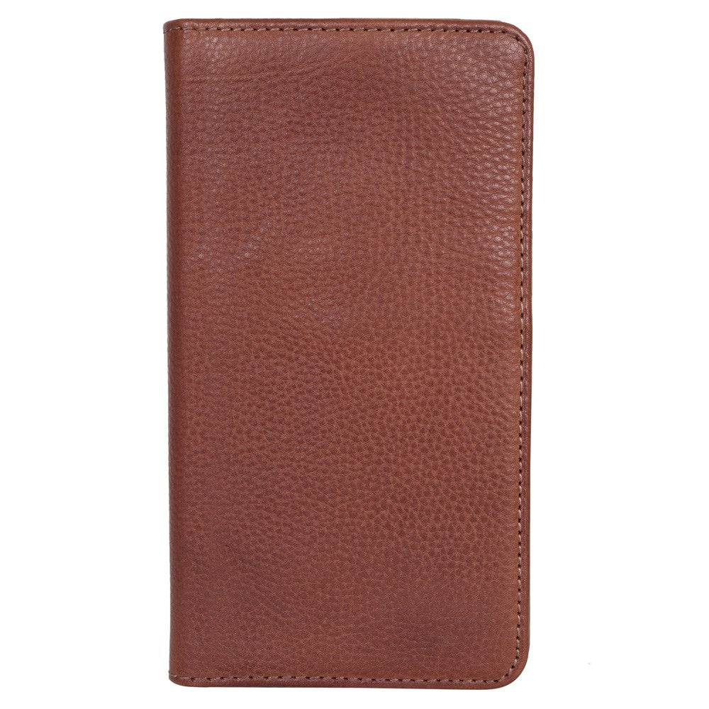 Buffalo Wallet Ægte Læder Universal Etui m. Pung (Maks. Mobil: 150 x 65mm) - Brun