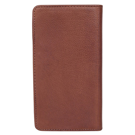 Buffalo Wallet Ægte Læder Universal Etui m. Pung (Maks. Mobil: 160 x 75mm) - Brun