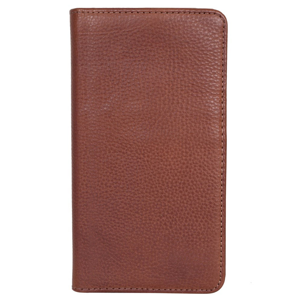 Buffalo Wallet Ægte Læder Universal Etui m. Pung (Maks. Mobil: 160 x 75mm) - Brun