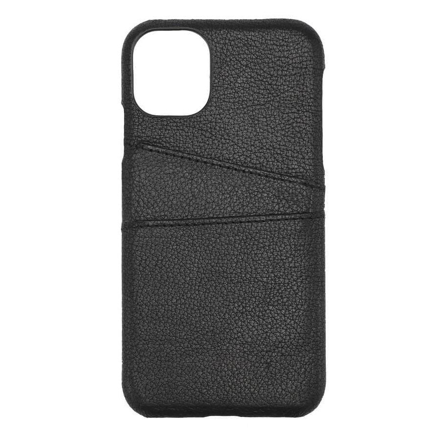 iPhone 11 Onsala Collection Mobil Cover m. Kortholder / Læder - Sort