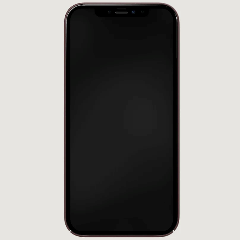 Nudient Thin Case V3 iPhone 13 Cover - Sangria Red