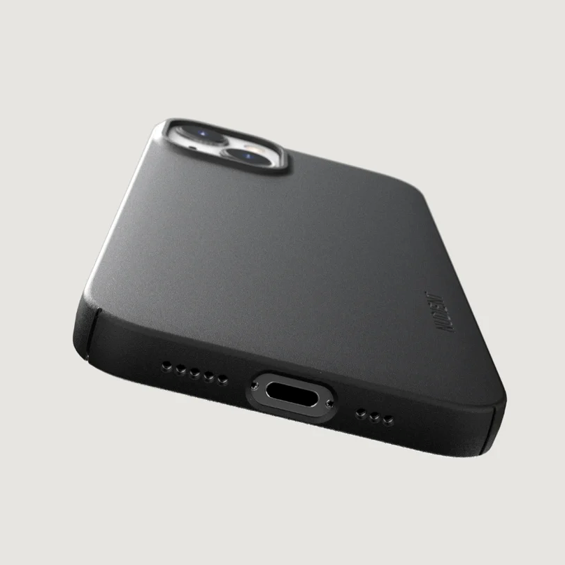 Nudient Thin Case V3 iPhone 13 Cover - Ink Black