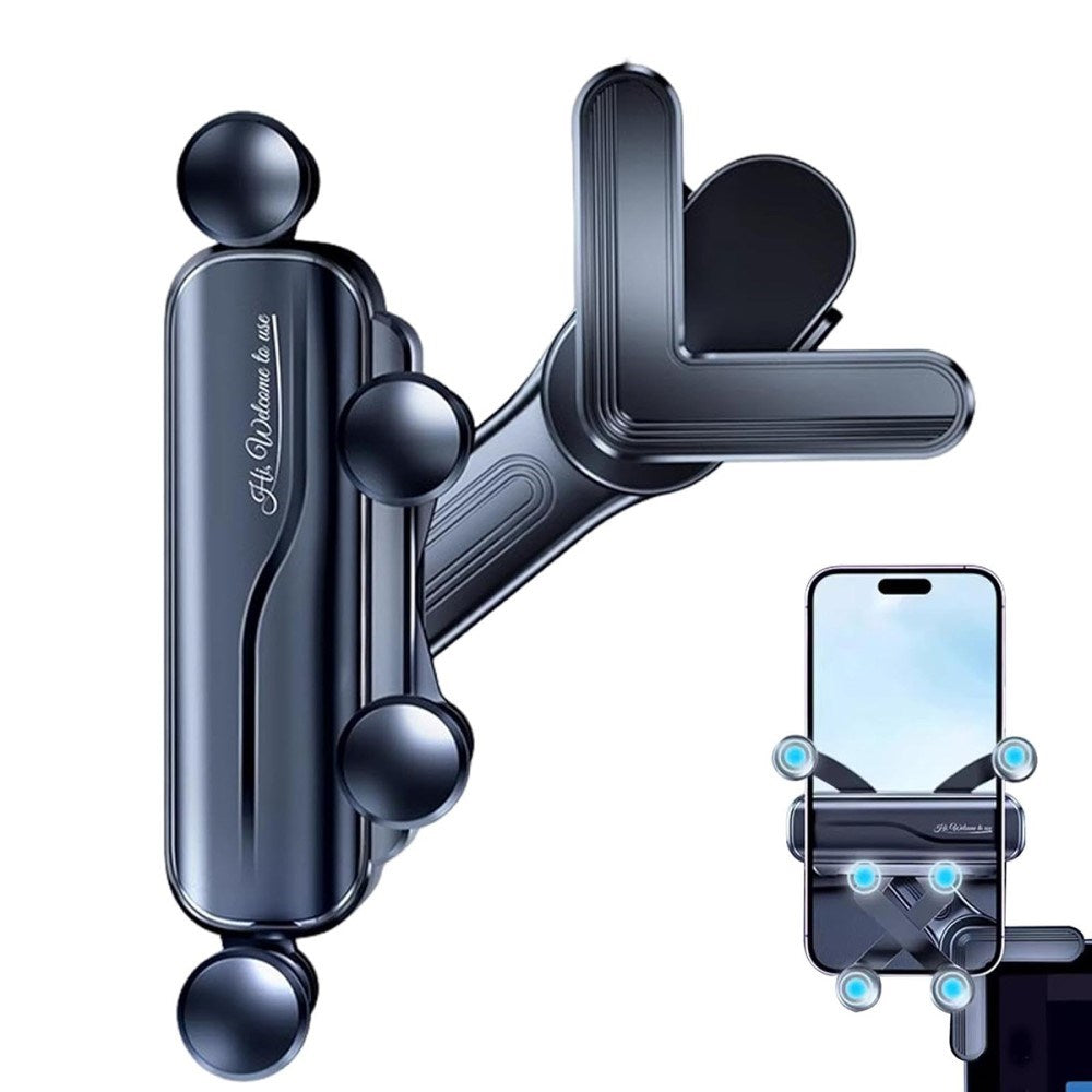 Fjedret Mobilholder - Tesla Model 3 / Model Y (2020-22) - Display - Sort