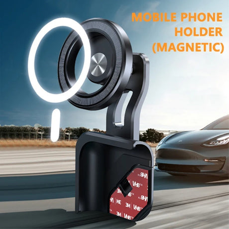 Tesla Model 3 / Model Y Magnetisk Mobilholder til Tesla Touchskærme - Sort