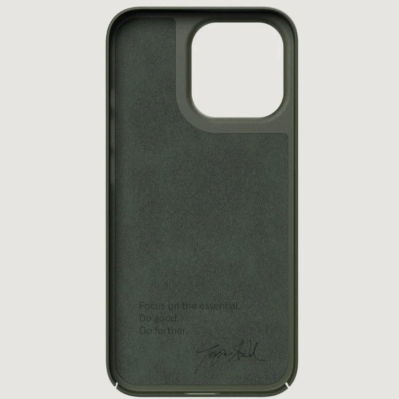 Nudient Thin Case V3 iPhone 13 Pro Cover - Pine Green